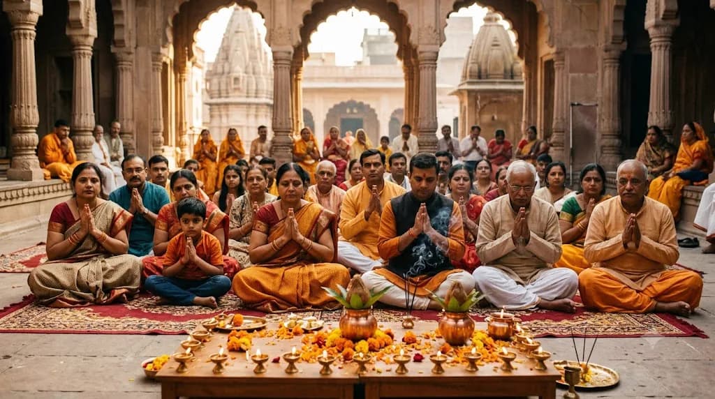 Spiritual devotion, Vedic satsang and community seva