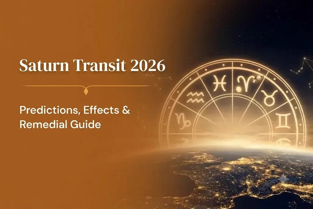 Saturn Transit 2026: What It Means for Each Zodiac Sign